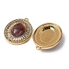 Natural Amethyst Oval Pendants STAS-L080-010G-03-2