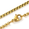 201 Stainless Steel Viking Knot Guitar Pendant Box Chain Necklaces for Women Men NJEW-S007-03G-3