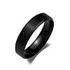PVD Vacuum Plating Matte Style 304 Stainless Steel Wide Band Finger Rings for Women Men LS-RJEW-WH0009-14G-EB-1