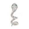 Brass Micro Pave Cubic Zirconia Pendants KK-F921-06P-1