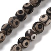 Tibetan Style dZi Beads G-K166-02-8mm-L3-01-1