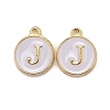 Golden Plated Alloy Charms LS-X-ENAM-S118-01J-1