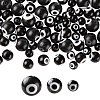3 Strands 3 Style Handmade Evil Eye Lampwork Round Bead Strands LAMP-LS0001-12E-1