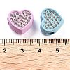 Opaque Resin European Beads RESI-M038-02-3