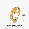 201 Stainless Steel Cuff Open Rings FS-WG76F01-19-1