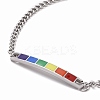 Rainbow Pride Bracelet BJEW-F419-12A-P-2