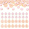 32Pcs 5 Styles Golden Plated Alloy Enamel Charms ENAM-TA0003-13A-2