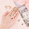 20Pcs 10 Style Alloy Rhinestone Cabochons MRMJ-OC0003-56-3