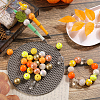 50Pcs 10 Style Thanksgiving Day Theme Acrylic Beads SACR-SC0001-21-4