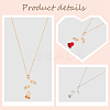 3Pcs 3 Color Zinc Alloy Rose of Life Pendant Necklaces Set for Women NJEW-AN0001-24-3