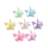 Opaque Acrylic Beads X-OACR-G014-13-1