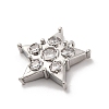 Brass Micro Pave Cubic Zirconia Pendants KK-U033-06P-01-2