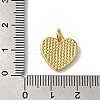 Rack Plating Brass Pave Shell Heart Charms with Jump Rings KK-K345-12G-3