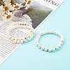 3Pcs 3 Styles Natural Cultured Freshwater Pearl Stretch Beaded Bracelets Sets BJEW-JB06266-12