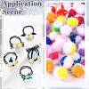 100Pcs Polyester Pom Pom Ball DIY-SC0031-43B-7