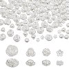 300Pcs 4 Style ABS Plastic Imitation Pearl Beads KY-SZ0001-39-1