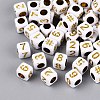 PVD Vacuum Plating Acrylic Beads PACR-T010-004G-1
