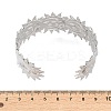 304 Stainless Steel Cuff Bangles for Women LS-BJEW-P364-01A-P-3