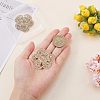 2Pcs Detachable Flower Shoe Decoration FIND-FG0001-69-3