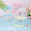 6 Sets 6 Styles Acrylic Earring Display Stands EDIS-PH0001-71-3