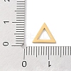 Golden Plated 304 Stainless Steel Charms STAS-K286-03E-G-3