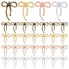 160Pcs 4 Colors Tibetan Style Zinc Alloy Pendants FIND-WR0012-59-1