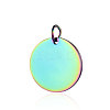 Ion Plating(IP) 304 Stainless Steel Pendants STAS-I311-06RC-1