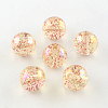 Round AB Color Transparent Acrylic Beads TACR-D005-12mm-M-2