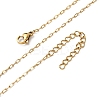 1.5MM 304 Stainless Steel Cable Chain Necklaces NJEW-T016-22G-4
