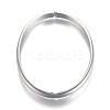 Tarnish Resistant 304 Stainless Steel Bangles STAS-I166-36C-1