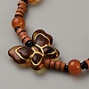 Alloy & Resin Beaded Bracelets for Women BJEW-WH0023-61B-2
