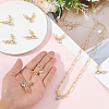 10Pcs Brass Micro Pave Cubic Zirconia Pendants FIND-BBC0004-28A-01-3