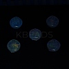 UV Plating Luminous Transparent Acrylic Beads OACR-P010-05-5