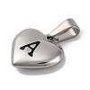 304 Stainless Steel Pendants STAS-P278-01A-P-1-2