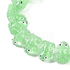 Transparent Glass Enamel Beads Strands GLAA-B021-05B-3