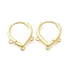 Brass Stud Earring Findings KK-Q035-08G-1