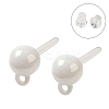 Hypoallergenic Bioceramics Zirconia Ceramic Ear Hooks EJEW-F340-12-1