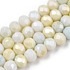 Anti-Tarnish Ombre Effect Dyed Glass Beads Strands LS-GLAA-C023-02-A02-1