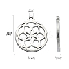 304 Stainless Steel Charms STAS-CJC0008-21P-2