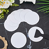 Flat Round PEVA Bathtub Non-Slip Stickers AJEW-CN0003-85A-7