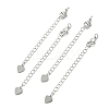 SHEGRACE Brass Curb Chain Extender XGR0147P-134P-1