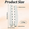 Acrylic Fiber Knit Socks with Button AJEW-WH20080-20A-2