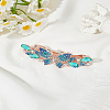 1Pc Alloy Rhinestone Hair Barrettes PHAR-LP0001-34D-1