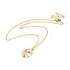 Colorful Cubic Zirconia Constellation Pendant Necklace NJEW-H166-01B-1
