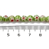 Handmade Millefiori Lampwork Beads Strands LAMP-G164-02D-4
