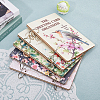 Wooden 2-Ring Loose Leaf Binder Postcard Phote Album Cover DIY-WH0547-044-6
