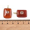 Natural Carnelian Pendants G-K372-04G-05-3