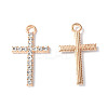 Alloy Crystal Rhinestone Pendants LS-X-PALLOY-F288-03KCG-1