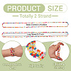 Resin Beads Bracelets BJEW-TAC0080-01F-3