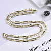 Brass Paperclip Chains MAK-S072-15A-KC-4